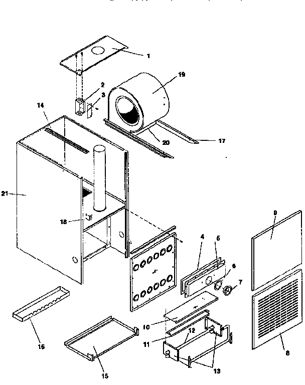 ICP GDJ100M12A1 cabinet diagram