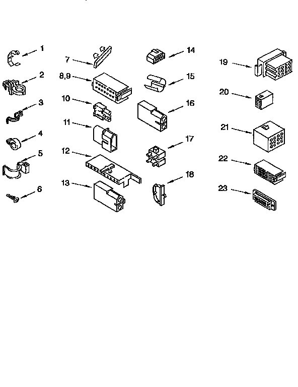 Kenmore 11092590800 wiring harness diagram