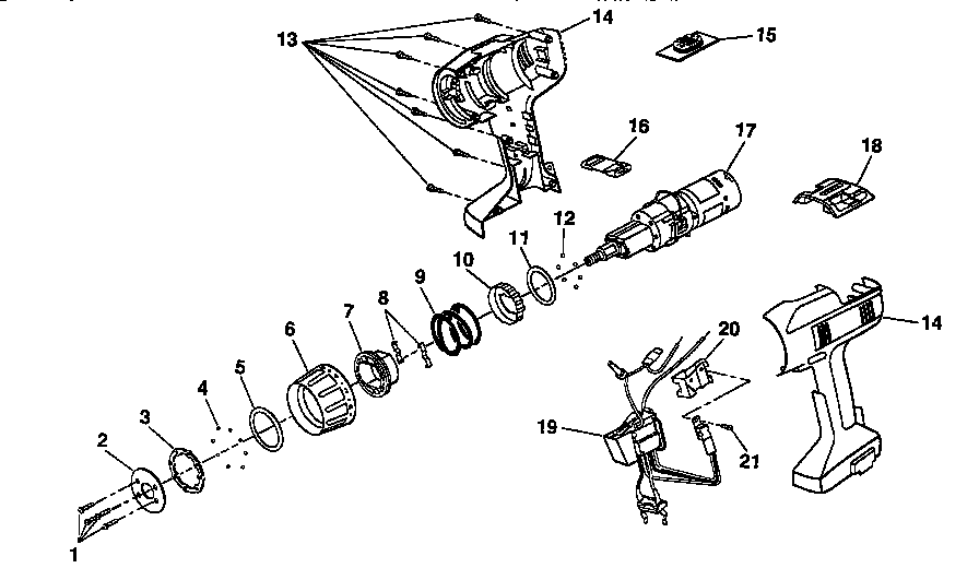 Craftsman 315271960 motor and housing assembly diagram