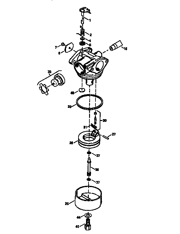 Craftsman 917377332 carburetor 632747 (71/143) diagram