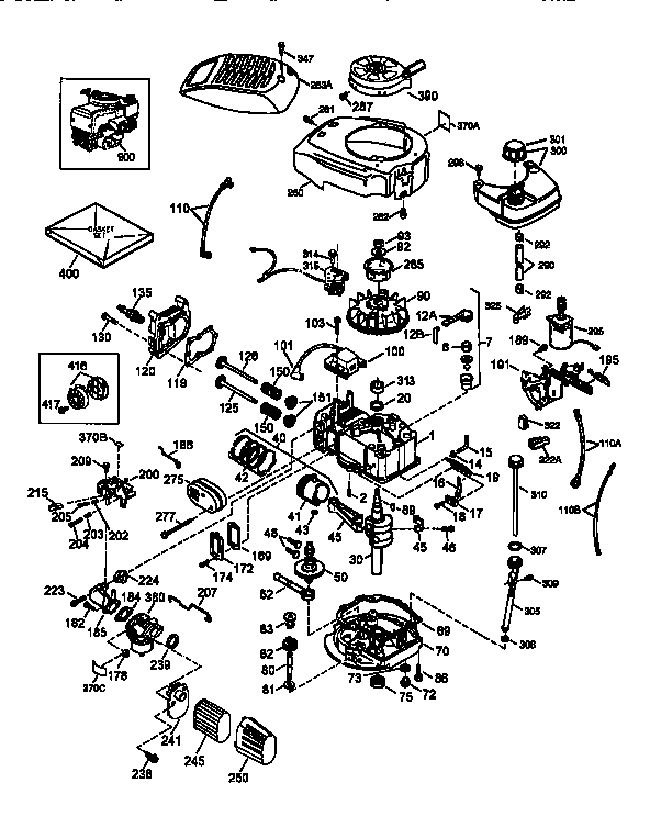 Craftsman 917377351 replacement parts diagram