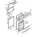Kenmore 2539366210 doors diagram