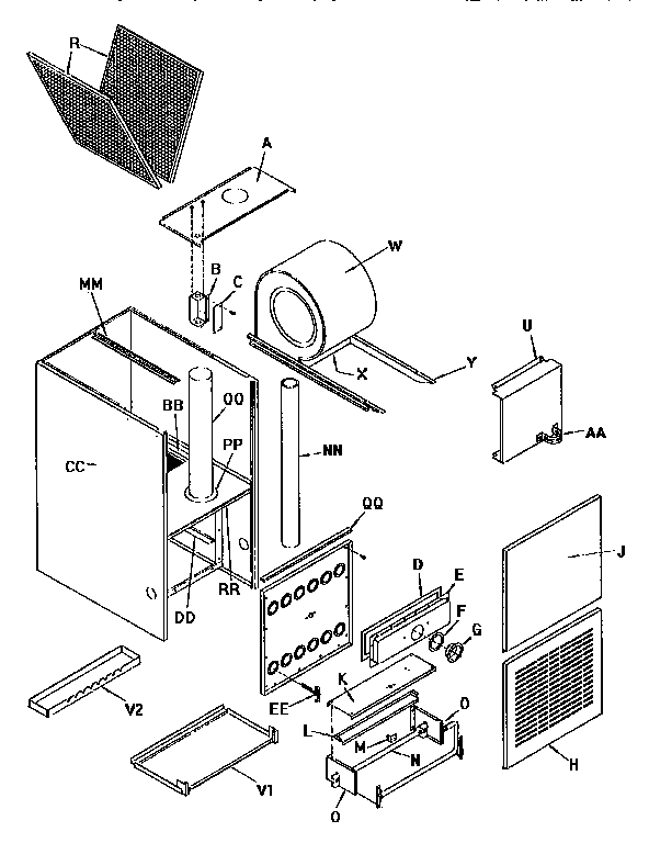ICP GDJ100M16A1 cabinet diagram