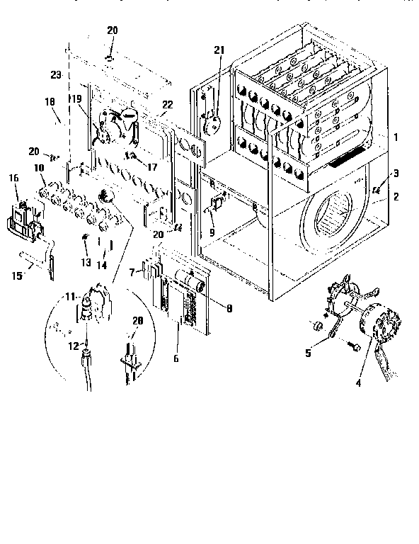 ICP GNJ150N20C1 functional replacement parts diagram