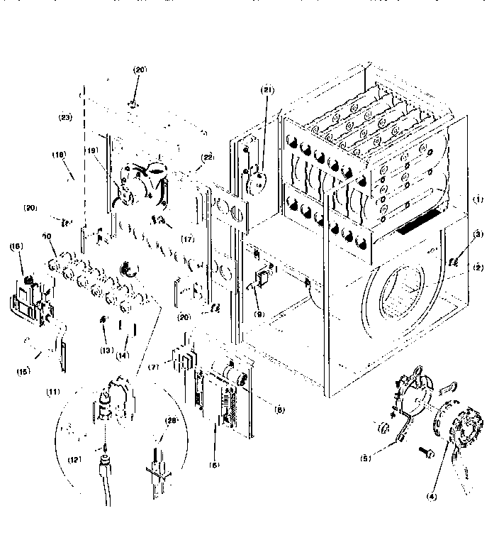ICP GNJ050N12C1 functional replacement parts diagram