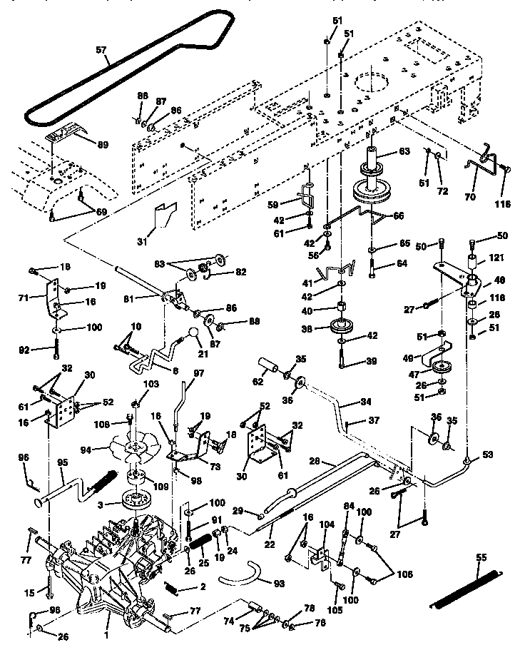 Craftsman 917256891 drive diagram