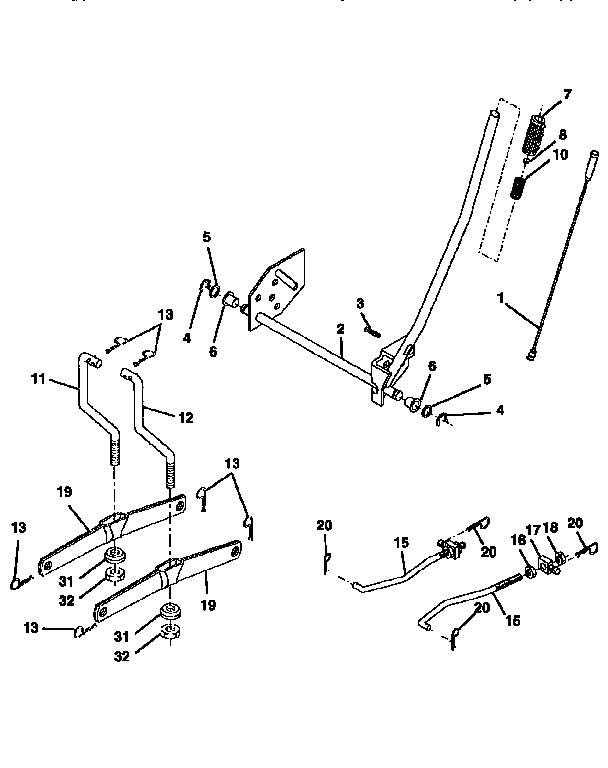 Craftsman 917256891 lift diagram