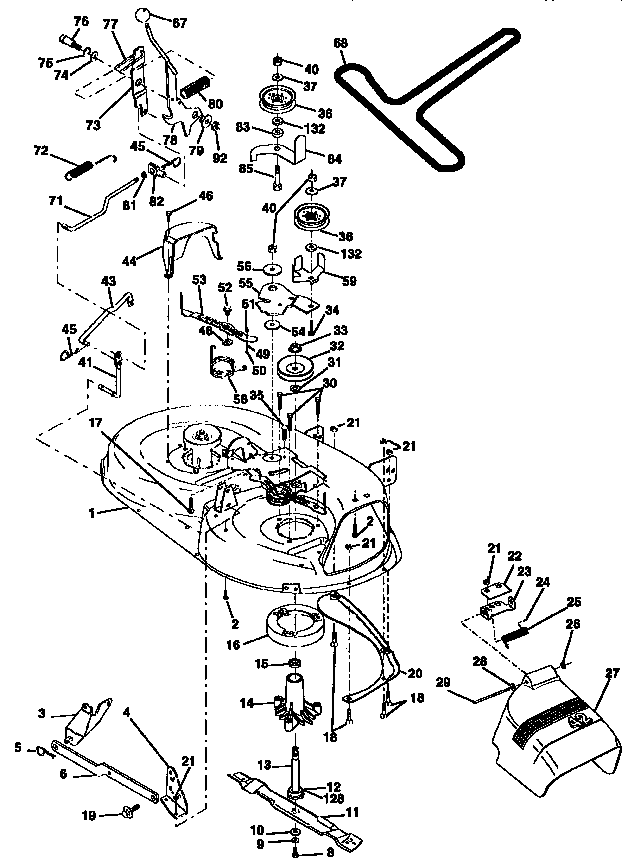 Craftsman 917256891 mower diagram