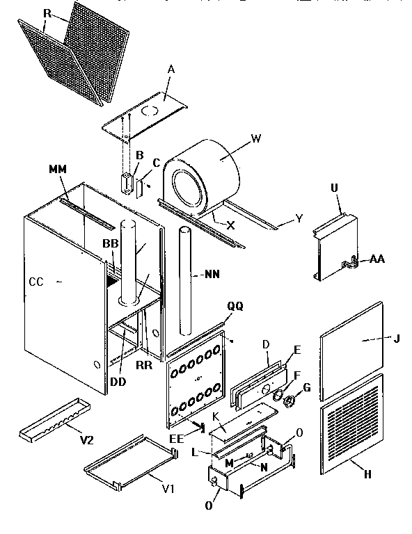 ICP NDN5100BFB1 cabinet parts diagram