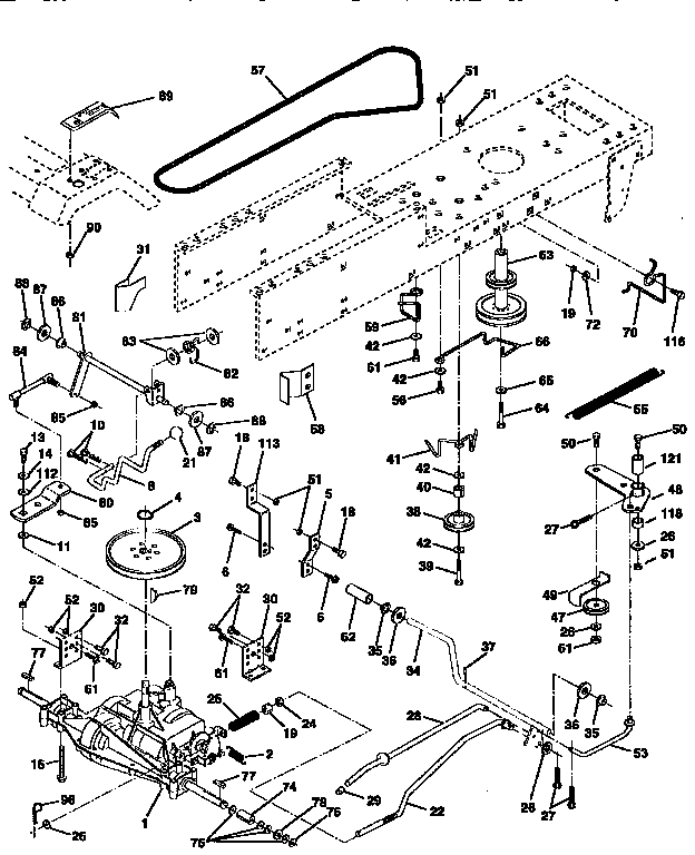Craftsman 917256545 drive diagram