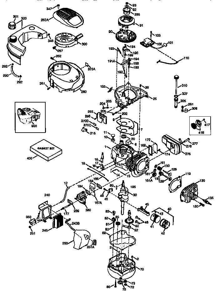 Craftsman 917377312 engine 143.976600 diagram