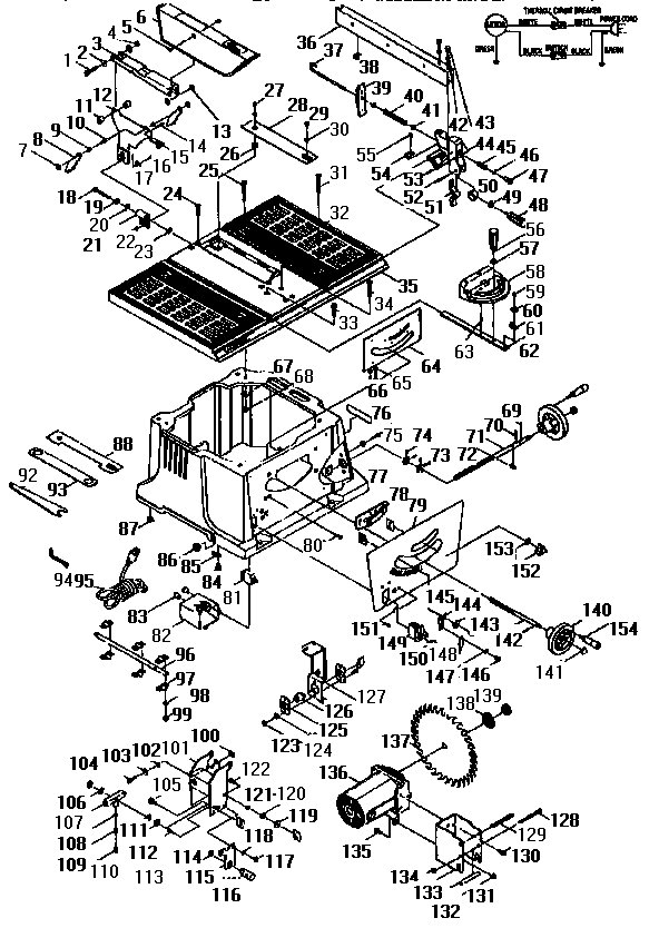 Craftsman 137221940 unit parts diagram