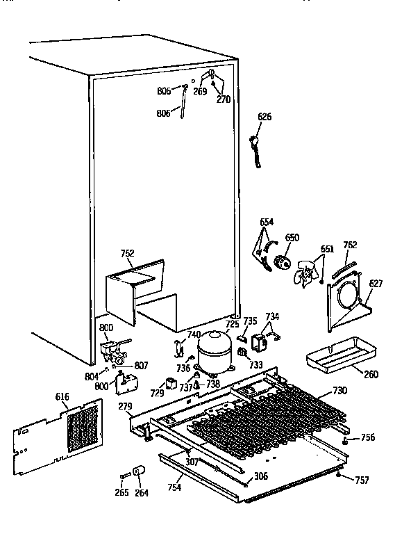 Kenmore 3639564720 unit diagram