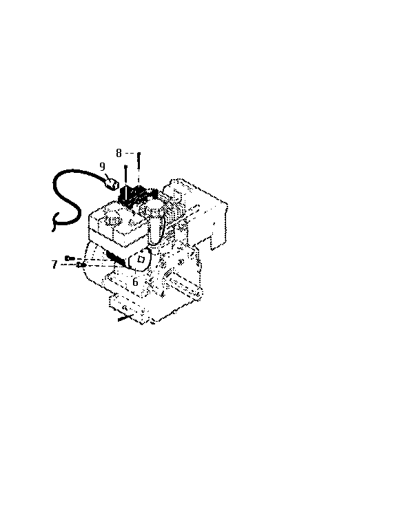 Craftsman 536886650 electric start assembly diagram