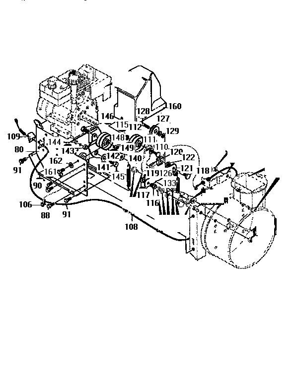 Craftsman 536886650 frame assembly diagram