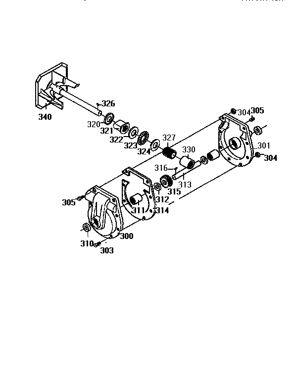 Craftsman 536886650 gear case assembly diagram