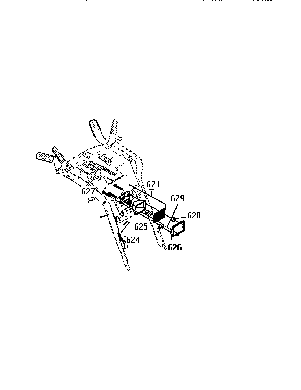 Craftsman 536886650 headlight panel assembly diagram