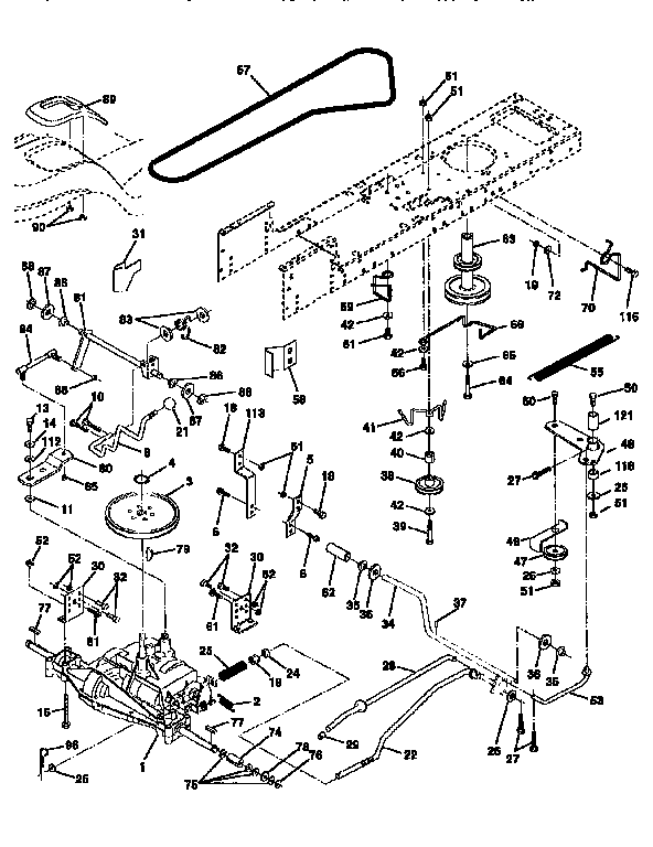 Craftsman 917258560 drive diagram