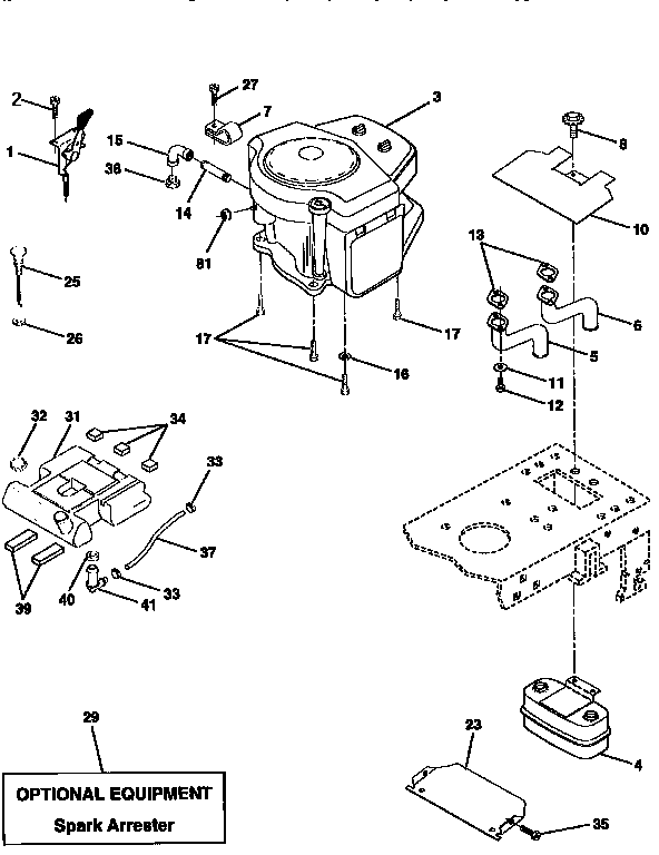 Craftsman 917258560 engine diagram