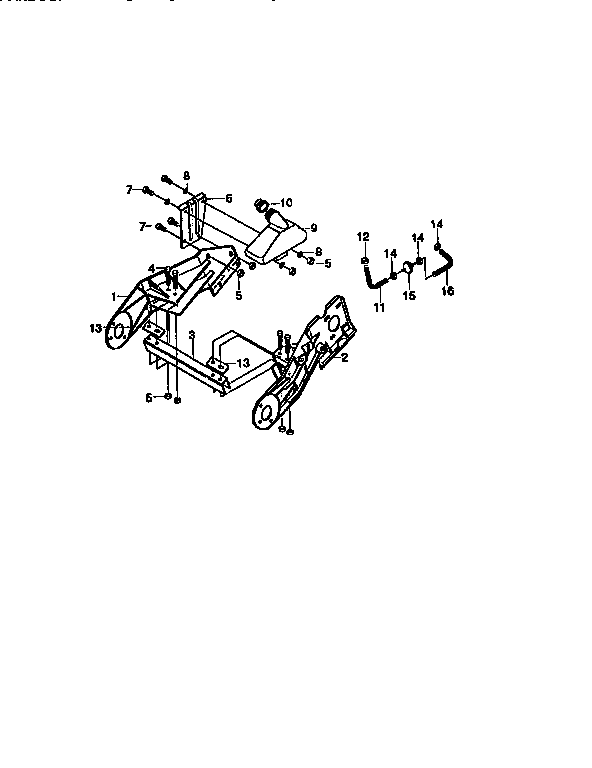 Craftsman 536884570 frame components diagram