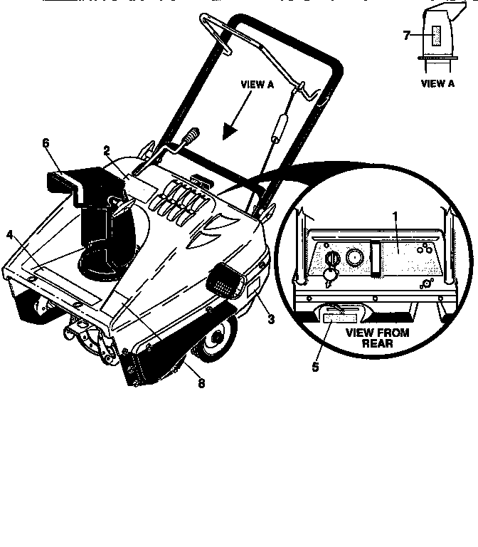 Craftsman 536884570 decals diagram