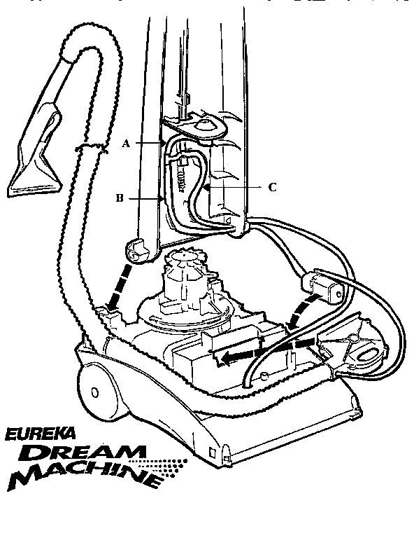 Eureka 2450A-1 tubing diagram