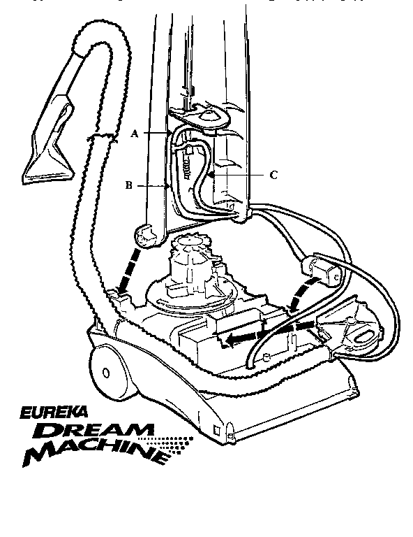 Eureka 2450AT-1 tubing diagram