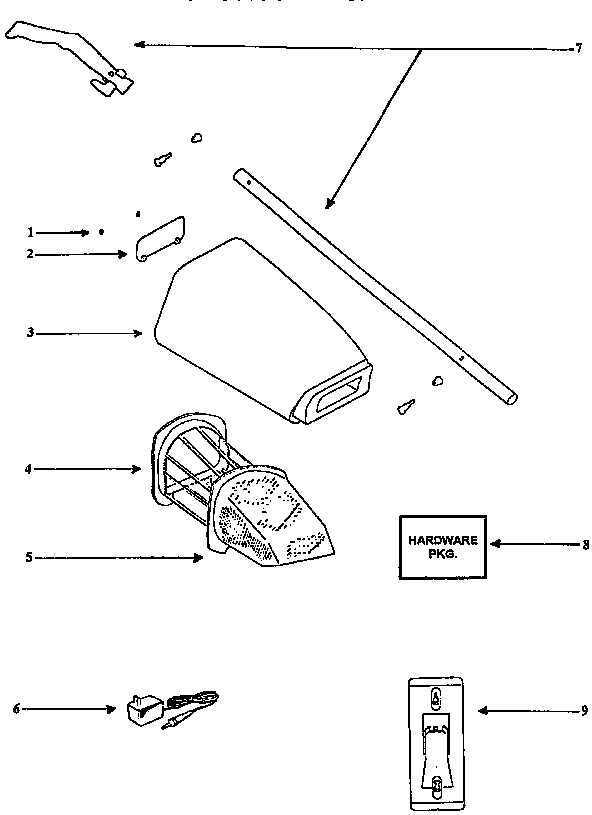 Eureka 93BMK filter assembly diagram
