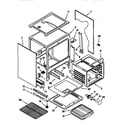 KitchenAid KGRT500BAL3 oven chassis diagram