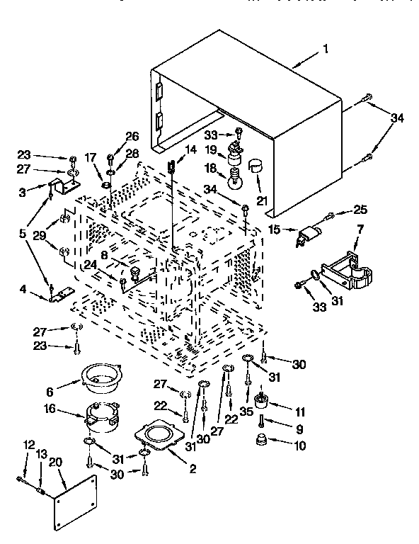 Whirlpool MT7078XDQ0 cabinet diagram