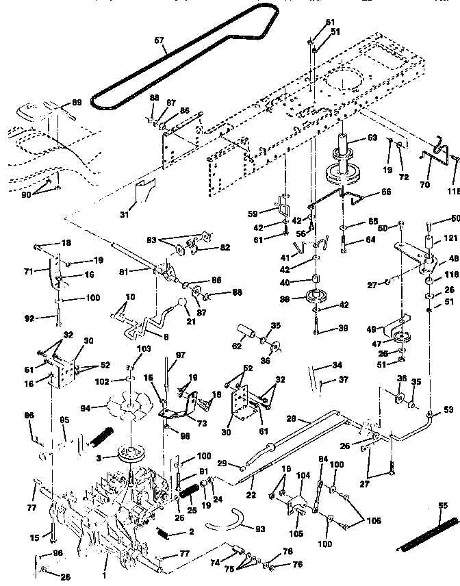 Craftsman 917258550 drive diagram