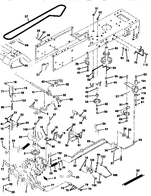Craftsman 917258480 drive diagram