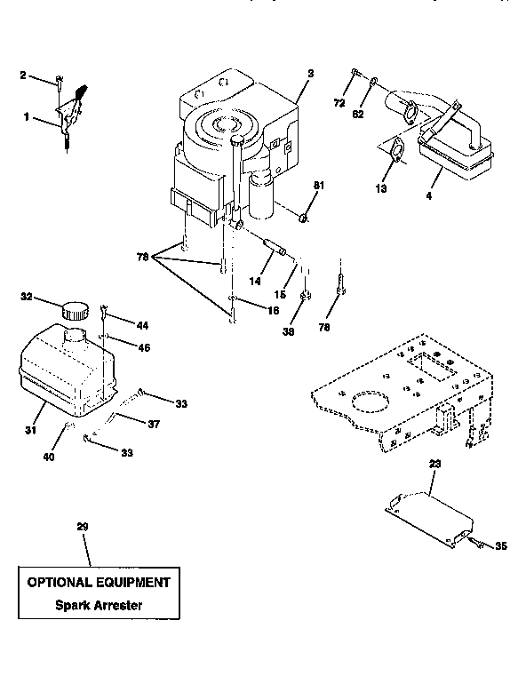 Craftsman 917258480 engine diagram