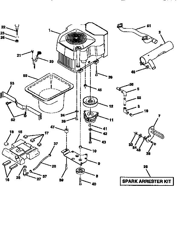 Craftsman 917258890 engine diagram