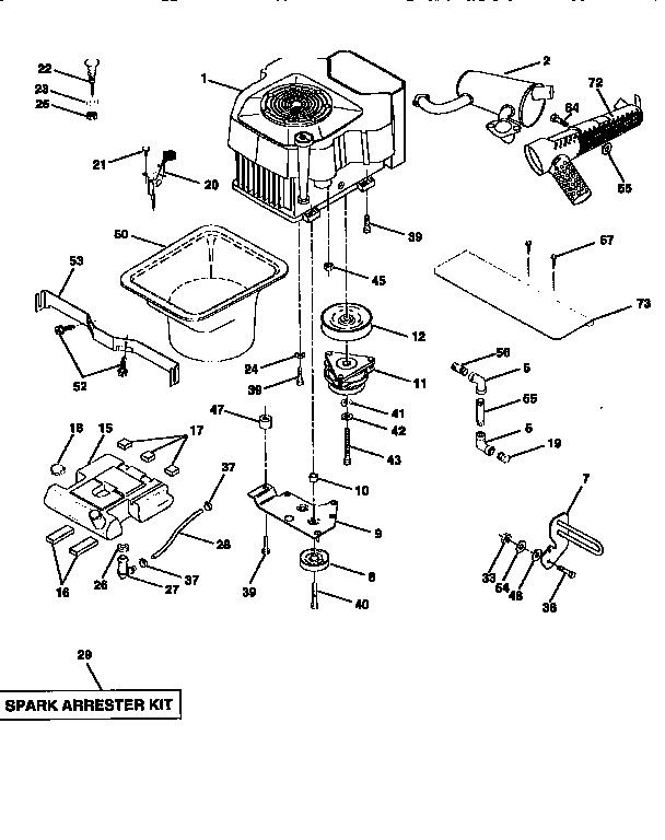 Craftsman 917258920 engine diagram