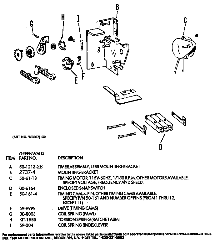 GE DCCB330ET0WC timer assembly diagram