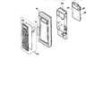 Panasonic NN-S666WA escutcheon base assembly diagram