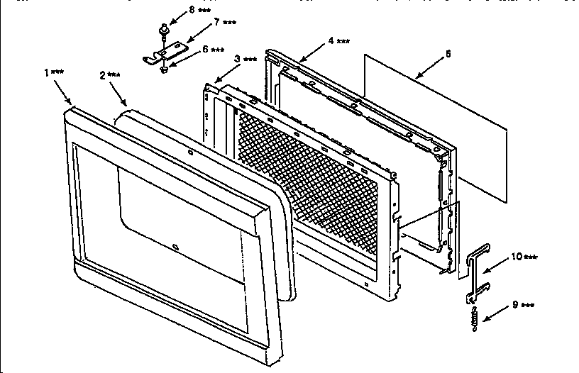Kenmore 56566480690 door diagram