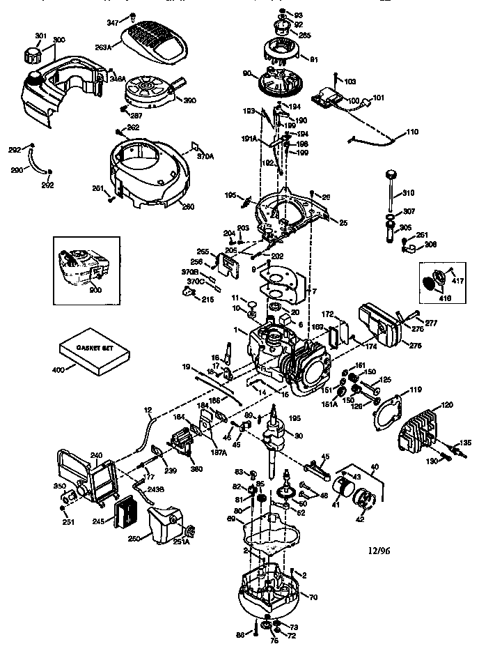 Craftsman 917377321 engine 143.976606 (71/143) diagram