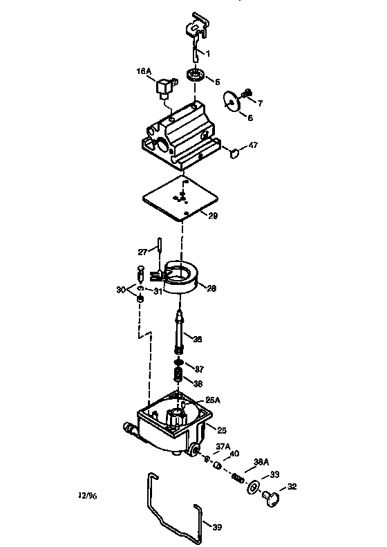 Craftsman 917377292 carburetor 632671a (71/143) diagram