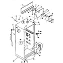 Kenmore 2539366002 cabinet parts diagram