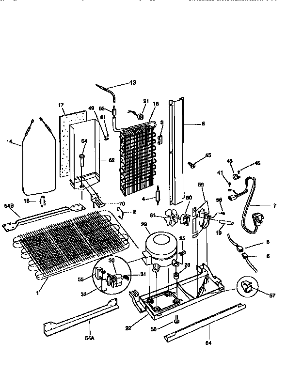 Frigidaire FRS26ZGEW2 system diagram