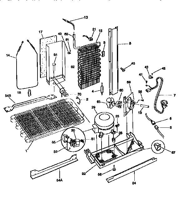 Frigidaire FRS26XGCB4 system diagram