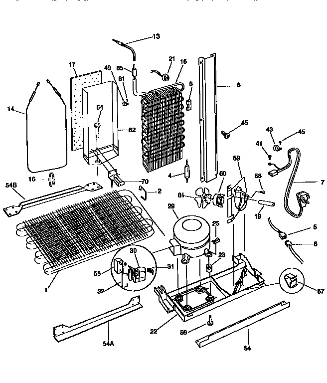 Frigidaire FRS26XGCD4 system diagram