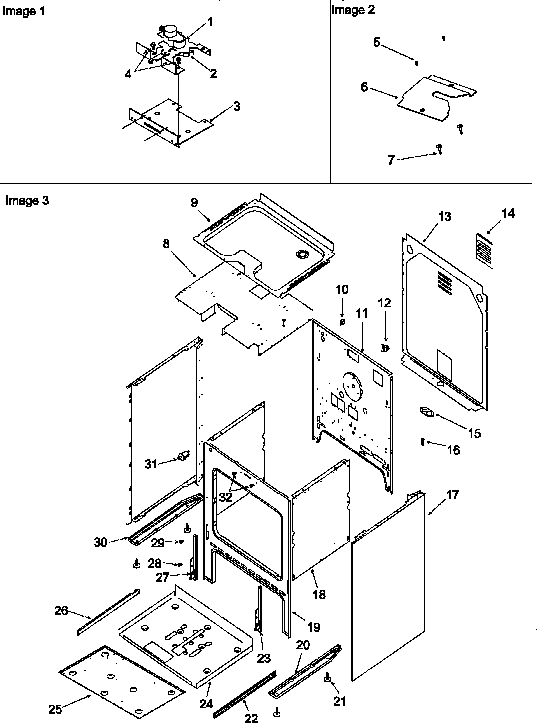 Amana ARR6400WW/P1143415NWW cabinet diagram