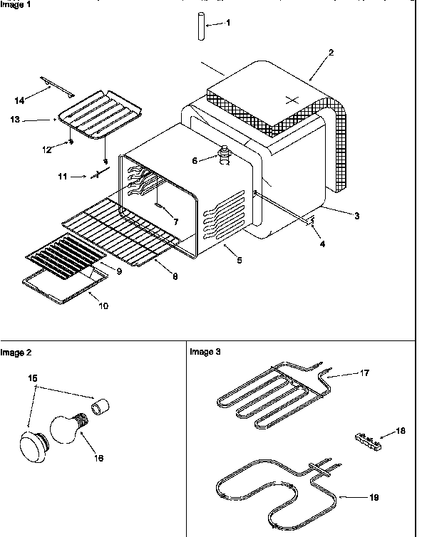 Amana ARR6400WW/P1143415NWW cavity diagram