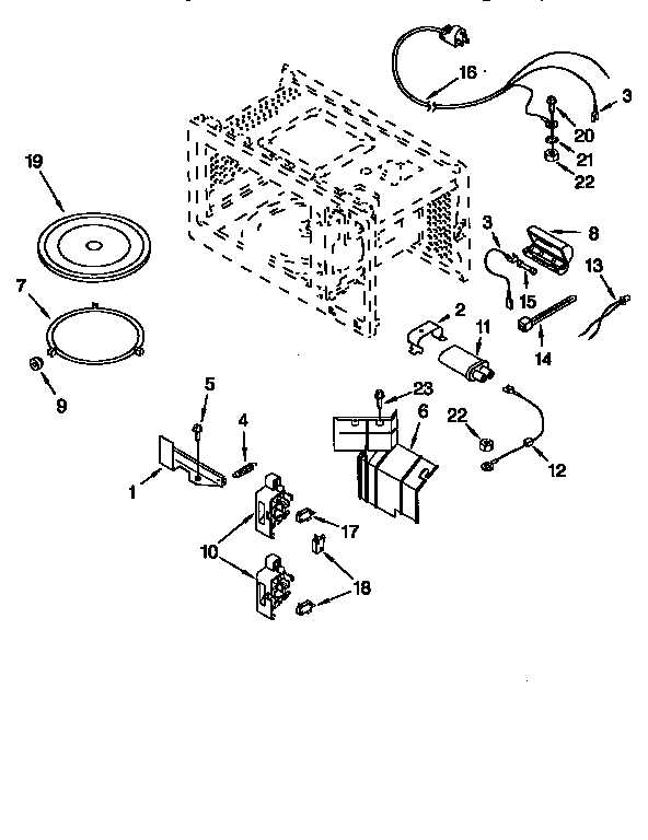 Whirlpool MT7073XDQ0 interior diagram