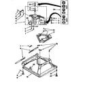 Whirlpool LSR6132EQ1 machine base diagram