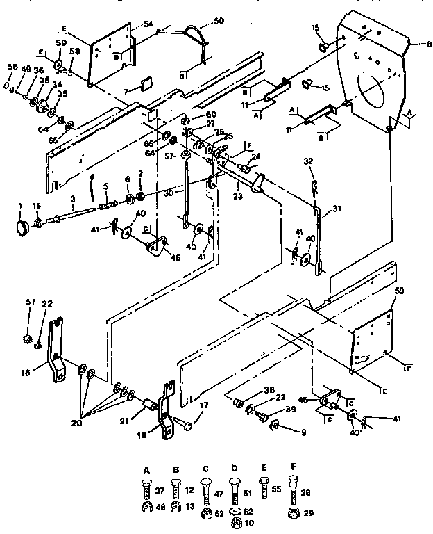 Craftsman 917250050 lift adjustment diagram