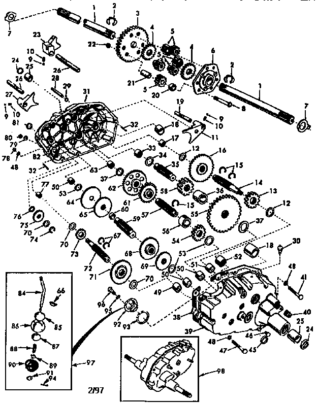 Craftsman 917250050 transmission diagram